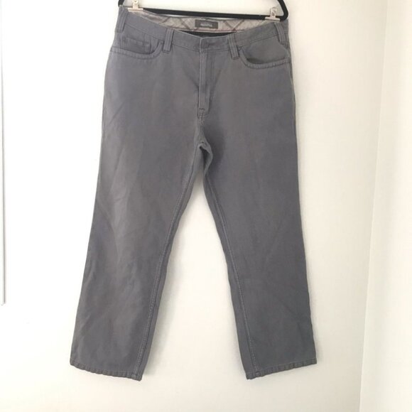 NWOT Kenneth Cole Reaction Gray Relaxed Fit Men Pants Size 36 - Picture 1 of 15